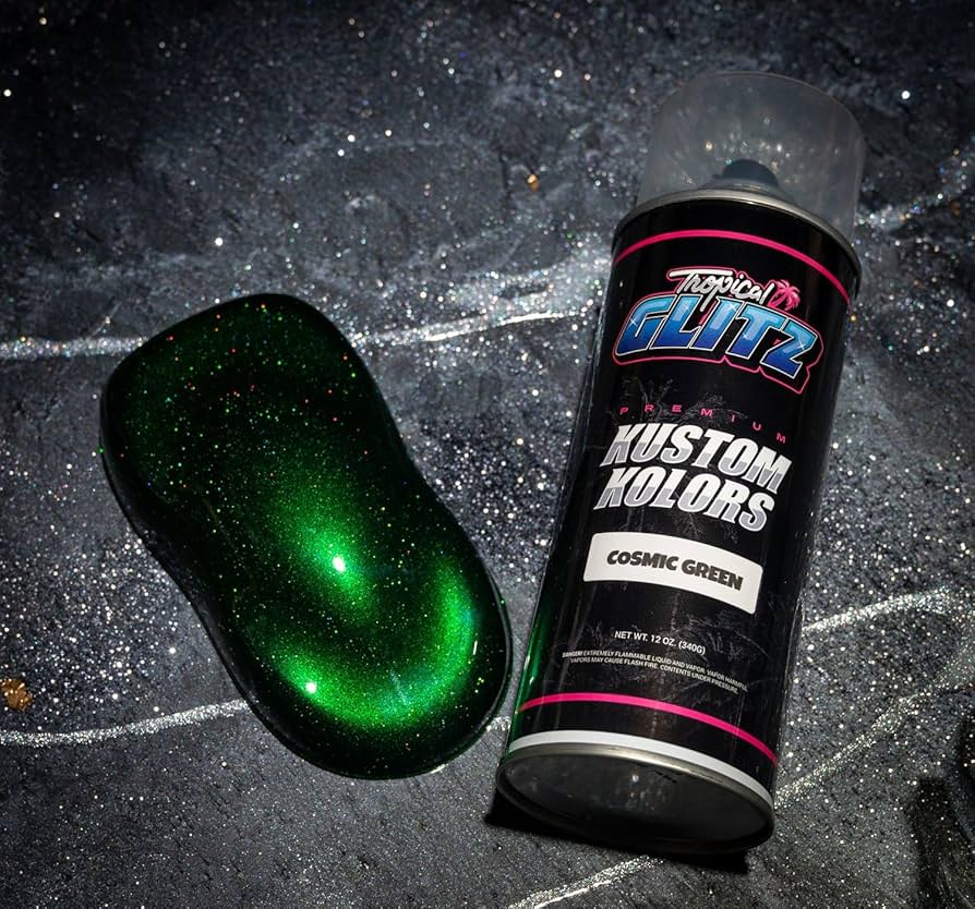 Green Aerosol Spray Paint