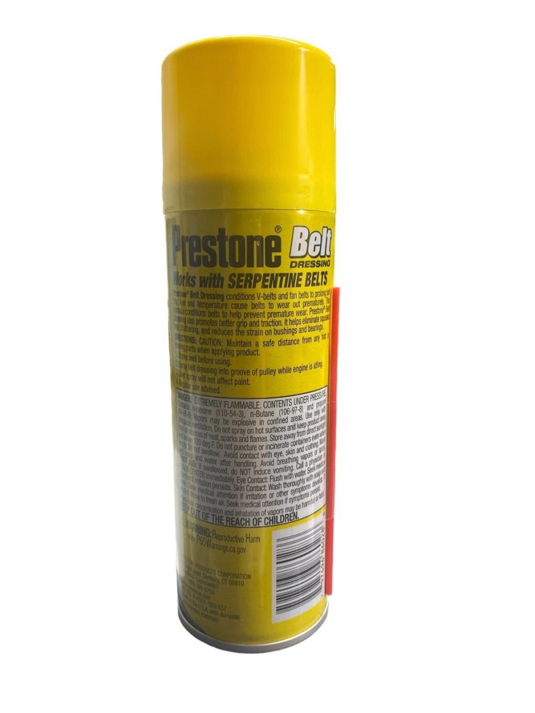 Belt Dressing Spray: The Ultimate Solution for Squeaky Belts and Enhanced Performance 1 Belt Dressing Spray
