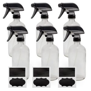 Glass Bottle with Spray Top