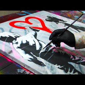 Stencil and Spray Paint