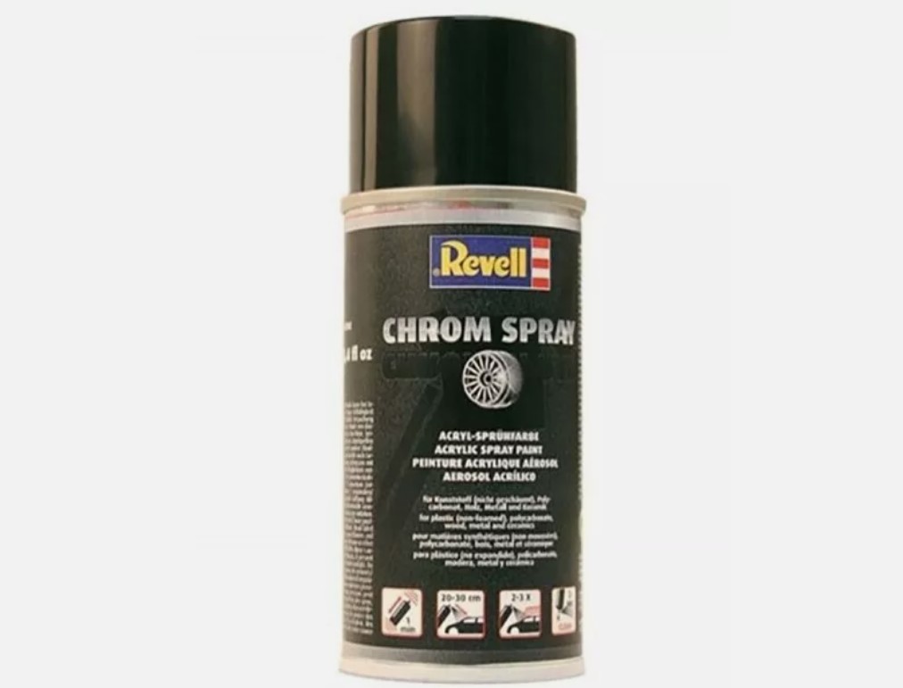 Revell Chrome Spray: The Ultimate Solution for Realistic Model Finishes 1 Revell Chrome Spray