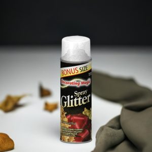 Glitter spray can for crafts.