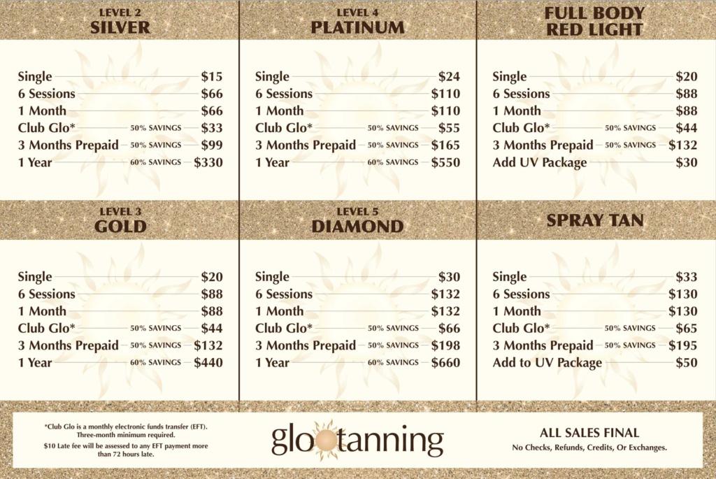 Spray Tan Prices
