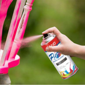 Washable spray paint